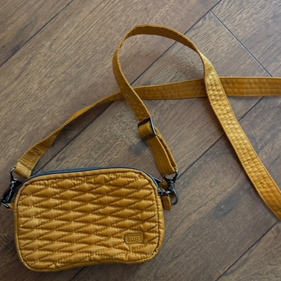 lug Handbags - Lug Quilted Crossbody Bag in Mustard Yellow